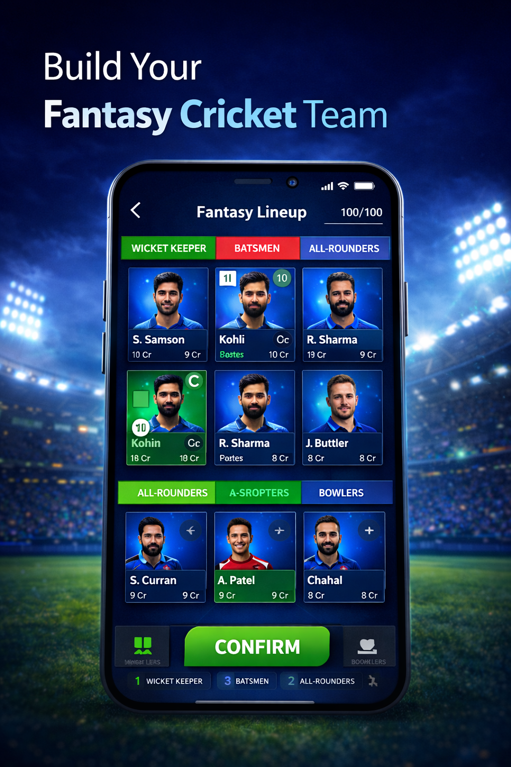 Come App fantasy cricket